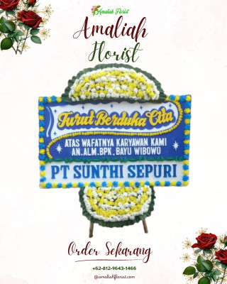 Papan Bunga Duka di Mangkubumen
