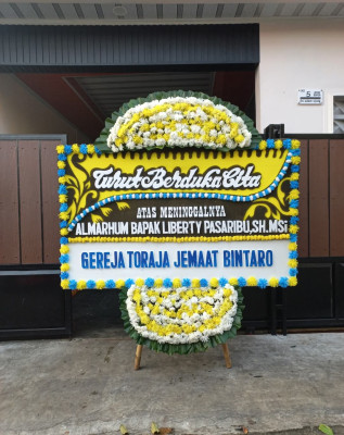 Papan Bunga Duka di Mangkubumen