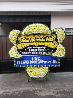 Papan Bunga Duka di Mangkubumen